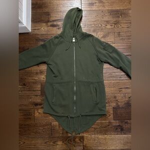 Green Zip-Up Hoodie